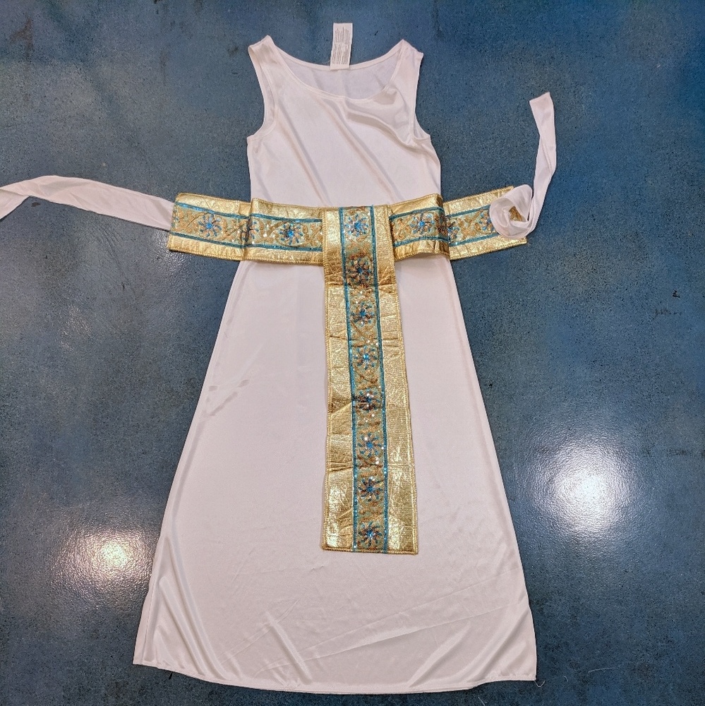 Girls Cleopatra Goddess Egyptian Queen Kids Dress